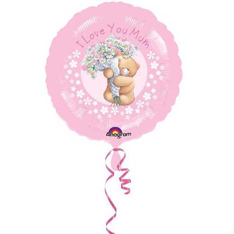 Love You Mum Forever Friends Foil Balloon